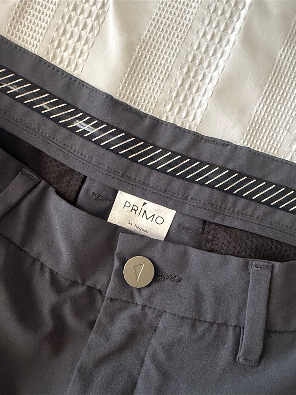Men's Charcoal Gray Golf Primo Joggers - Picture 5 of 7
